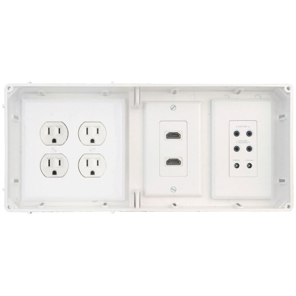Main product image for Arlington TVB613 TV Box Recessed Dual 110 and Dual L 261-486